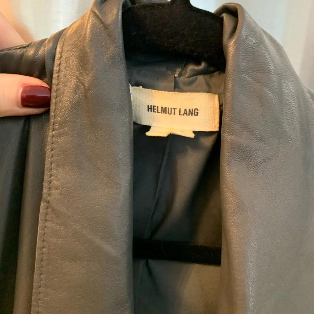 Helmut Lang Leather jacket - Picture 4 of 4